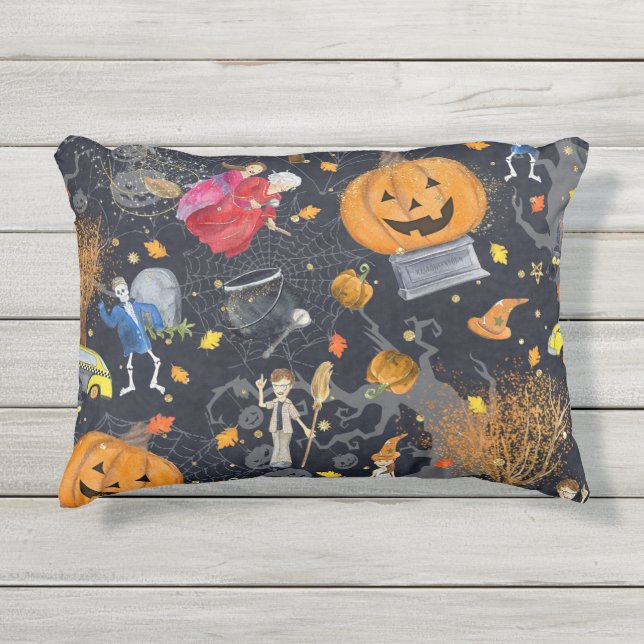 Halloween Accent Pillow Buitenkussen (Voorkant)