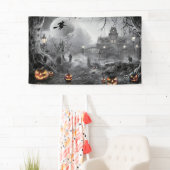 Halloween Achtergrond Horror Achtergrond Spandoek (Insitu)