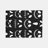 Halloween achtergrond. Naadloos patroon met gloed Fleece Deken (Voorkant (Horizontaal))