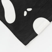 Halloween achtergrond. Naadloos patroon met gloed Fleece Deken (Hoek)