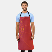 Halloween achtergrond najaar schort (Gedragen)