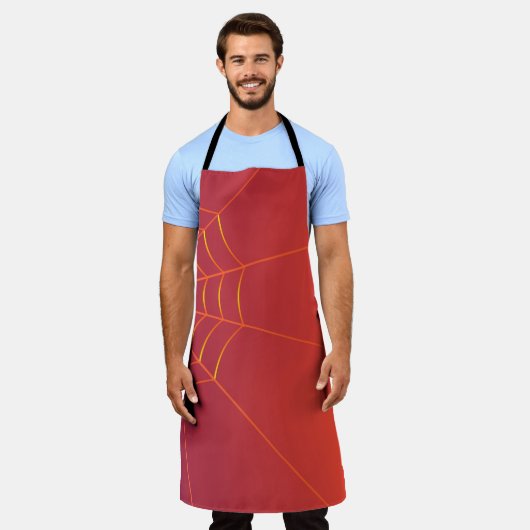 Halloween achtergrond najaar schort (Gedragen)