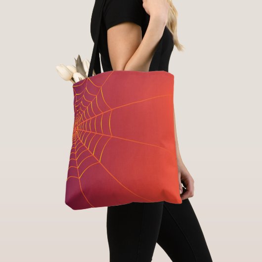 Halloween achtergrond najaar tote bag (Dichtbij)