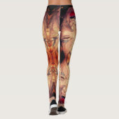 HALLOWEEN ACHTERVOLGD GEZICHT LEGGINGS (Achterkant)