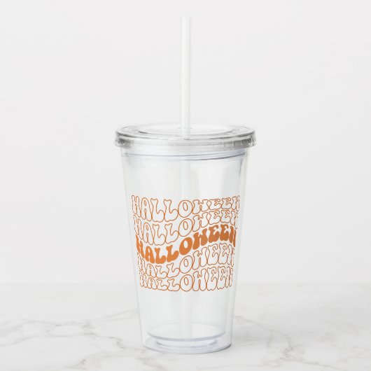 Halloween Acryl Drinkbeker (Voorkant)