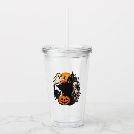 Halloween Acryltumbler Acryl Drinkbeker (Voorkant)