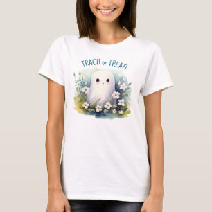 Halloween-ademhalingstherapie opsporen of behandel t-shirt