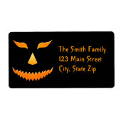 Halloween Adresetiketten Etiket (Voorkant)
