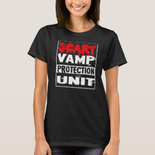 Halloween Adult Costume Vamp Scary Protection Unit T-shirt