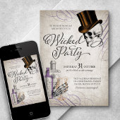 Halloween Adult Party  schedel Kaart