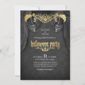 Halloween Adult Party  schedel Kaart (Voorkant)