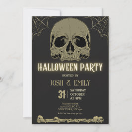 Halloween Adult Party Scull Kaart