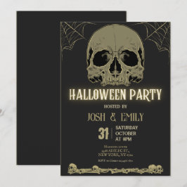 Halloween Adult Party Scull Kaart