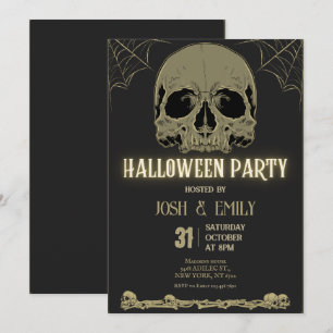 Halloween Adult Party Scull Kaart