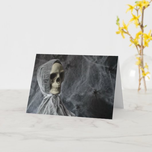 Halloween Adventure-kaart Kaart (Gele Bloem)