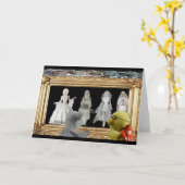 Halloween Adventure. Wenskaart Kaart (Gele Bloem)