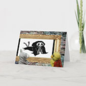 Halloween Adventure. Wenskaart Kaart (Voorkant)