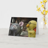 Halloween Adventure. Wenskaart Kaart (Gele Bloem)