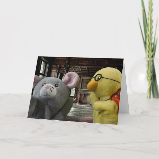 Halloween Adventure. Wenskaart Kaart (Voorkant)