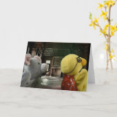 Halloween Adventure. Wenskaart Kaart (Gele Bloem)