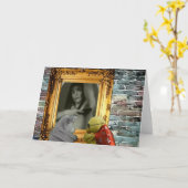 Halloween Adventure. Wenskaart Kaart (Gele Bloem)