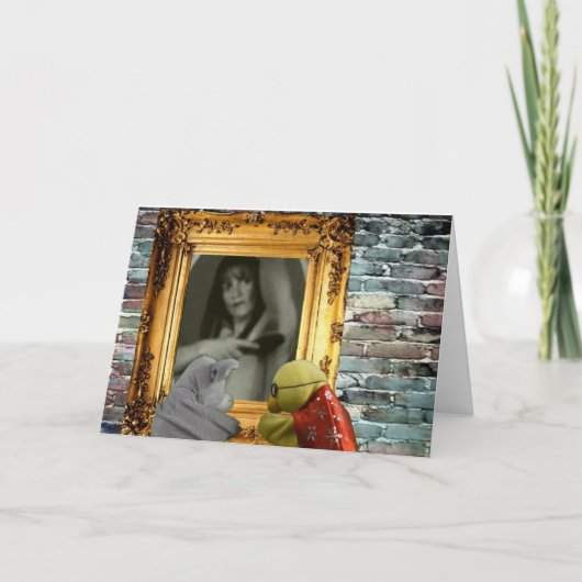 Halloween Adventure. Wenskaart Kaart (Voorkant)