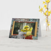 Halloween Adventure. Wenskaart Kaart (Gele Bloem)