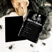 Halloween Advies en Wensen Bruiloftsspel Kaart