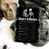 Halloween Advies en Wensen Bruiloftsspel Kaart