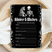 Halloween advies en wensen Vrijgezellenfeest spel Kaart