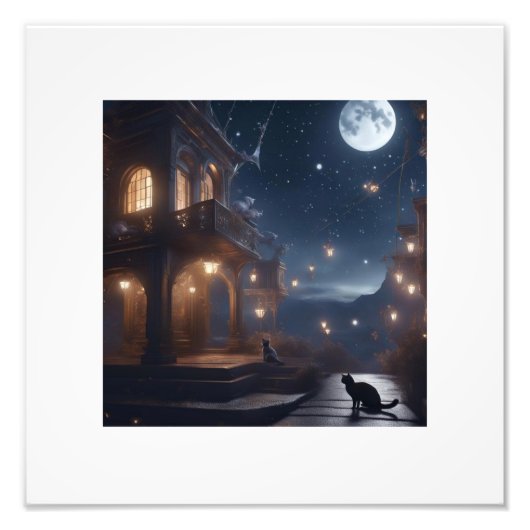 Halloween-afbeelding Foto Afdruk (Voorkant)