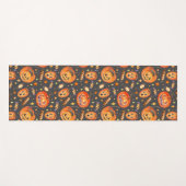 Halloween afbeelding met pompoen en snoepvleermuis yogamat (Voorkant (horizontaal))