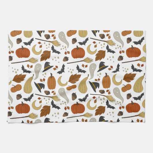 halloween afbeelding van keukenhanddoek (Horizontaal)