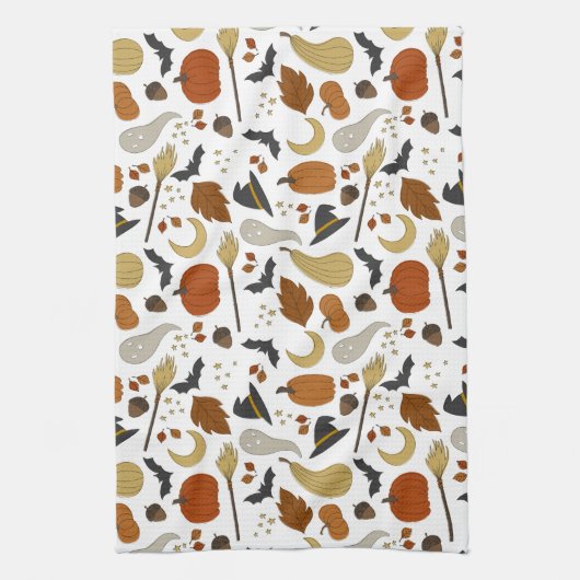 halloween afbeelding van keukenhanddoek (Verticaal)