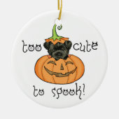Halloween Affenpinscher Keramisch Ornament (Voorkant)