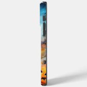 Halloween affenpinscher met pompoenen eng Case-Mate iPhone case (Achterkant / Links)