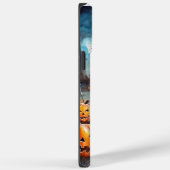 Halloween affenpinscher met pompoenen eng Case-Mate iPhone case (Achterkant / Rechts)