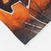 Halloween affenpinscher met pompoenen eng fleece deken (Hoek)