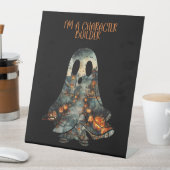 Halloween Affirmatie Ghost Humor Reclamebord Met Voetstuk (Insitu)