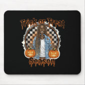 Halloween African American Skeleton Season Pumpkin Muismat (Voorkant)