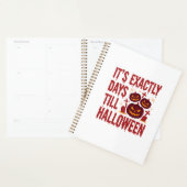 Halloween Aftelling Pompoenen Kerkhof Horror Typo Planner (Display)