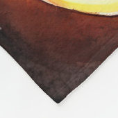 Halloween Airedale met pompoenen Fleece Deken (Hoek)