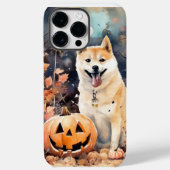 Halloween Akita met pompoenen eng Case-Mate iPhone Case (Achterkant)