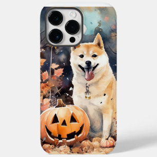 Halloween Akita met pompoenen eng Case-Mate iPhone 14 Pro Max Hoesje