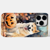 Halloween Akita met pompoenen eng Case-Mate iPhone Case (Achterkant (horizontaal))