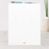 Halloween Akita met pompoenen eng Kaart (Achterkant)