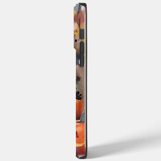 Halloween Alaskan Malamute met pompoenen Case-Mate iPhone Case (Achterkant / Links)