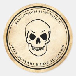 Halloween  alchemie gif schedel label