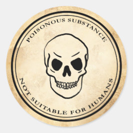 Halloween  alchemie gif schedel label