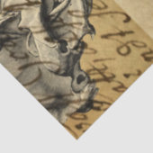 Halloween Alchemy Moth Animal Skull Tissuepapier (Detail)